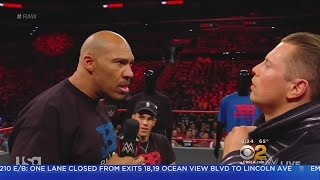 LaVar Ball Shows Out In WWE Wrestling Ring [upl. by Higley]