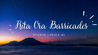 Netsky amp Rita Ora  Barricades  Lyrics Video [upl. by Duester]