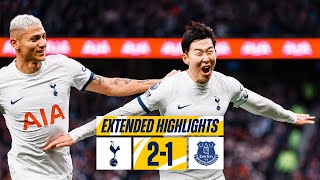 TOTTENHAM HOTSPUR 21 EVERTON  EXTENEDED PREMIER LEAGUE HIGHLIGHTS [upl. by Sirraj]