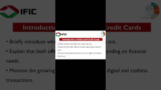 What Makes IFIC Bank Credit Cards Unique ificbank bankingtips ourchannel [upl. by Nonnaer]