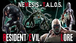 RESIDENT EVIL LORE Y CURIOSIDADES ► NEMESIS y TALOS [upl. by Travax73]