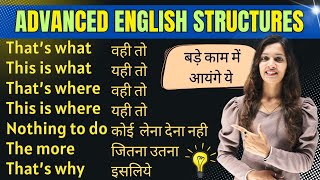 Master Advanced English Structures  Improve Your English Daily  English with Khushi [upl. by Vorfeld269]