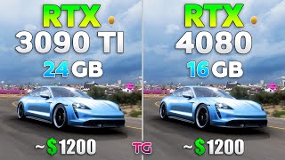 RTX 4080 vs RTX 3090 Ti  Test in 8 Games [upl. by Camel]