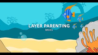 Layer Parenting basics in Adobe Animate [upl. by Notnelc]