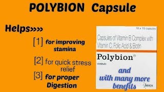 Polybion capsule for vitamin Bcomplex [upl. by Assereht884]