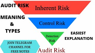 AUDIT RISK MEANING AND TYPES OF AUDIT RISK INHERENT RISK CONTROL RISK DETECTION RISK [upl. by Rizika]