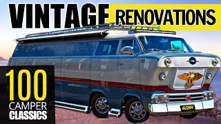 100 Timeless Classic Campers and Vintage Camper Restorations [upl. by Peppi709]