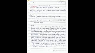 Aim To prepare and submit Atropine eye drops experiment pharmacy industrialpharmacy handwritten [upl. by Htebsle]