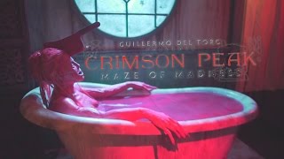 Crimson Peak Maze of Madness maze highlights at Halloween Horror Nights [upl. by Ronnie276]