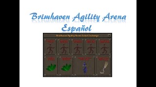 Brimhaven Agility Arena OSRS Español [upl. by Delphina]