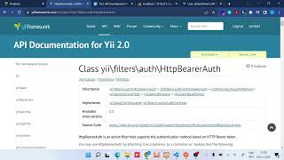 Yii 2 RESTful APIs Bearer Token Authentication [upl. by Heinrike321]