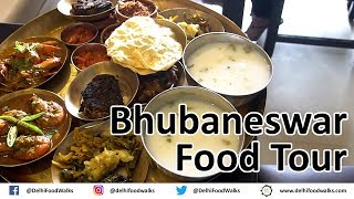 Bhubaneswar Street Food Tour  Odisha Food Walks I Indian Street Food [upl. by Okihcim32]