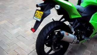 2008 Kawasaki Ninja 250R  Scorpion Exhaust [upl. by Aneeg569]