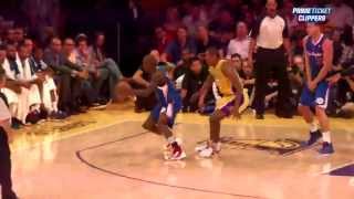 Jamal Crawford PUTTING MOVES ON Metta World Peace [upl. by Netsriik]