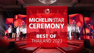 The Best of MICHELIN Star Revelation Thailand 2023 [upl. by Neelac460]