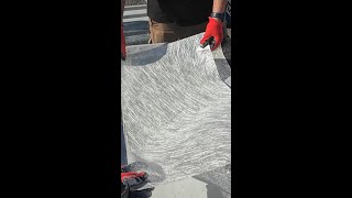 Torch down Felt BUR Roof Waterproofing Demo shorts [upl. by Andra]