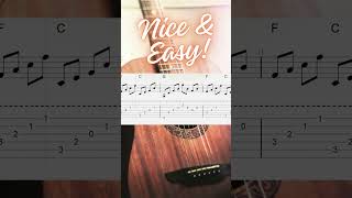 Easy Fingerstyle Arpeggio Pattern For Acoustic Guitar [upl. by Grigson990]