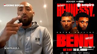 Bradley Skeete Sends Threat To quotFat Messquot Harley Benn Ahead Of Michael Hennessy Jr Fight [upl. by Nylkaj]