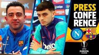 🔴 LIVESTREAM XAVI  PEDRI PRESS CONFERENCE NAPOLI  BARÇA PREVIEW [upl. by Becki633]