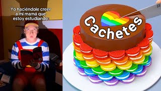 1 hora de los MEJORES Tiktoks de Rubén Tuesta y CACHETES 🤣😂  Storytime con pastel Parte 28 [upl. by Monte]