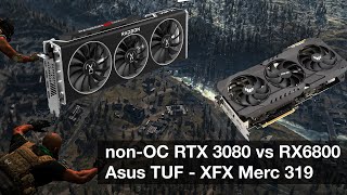 Asus RTX 3080 TUF VS XFX RX6800 Merc  3440x1440p 3600XT [upl. by Gosnell678]