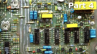 Philips PM 3214 Oscilloscope Repair Part 4 [upl. by Ettennyl]