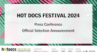 Hot Docs 2024 Press Conference [upl. by Eudo793]