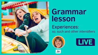 Grammar Lesson So such and other intensifiers [upl. by Leanora290]