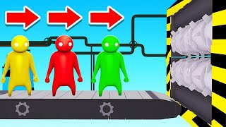 HEADING STRAIGHT For The SHREDDER IN Gang Beasts [upl. by Lierbag958]