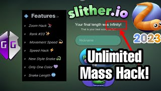 UNLIMITED MASS HÀCK  Slitherio  GameGuardian [upl. by Eiddam]