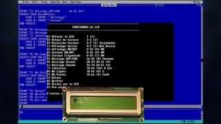 Tuto  Contrôler un afficheur LCD avec le port parallèle LPT dun ordinateur PC et Qbasic FR [upl. by Wardle]