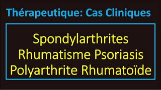 Traitements Rhumatisme inflammatoire Spondylarthrite Rhumatisme psoriasique Polyarthrite Rhumatoïde [upl. by Akina]