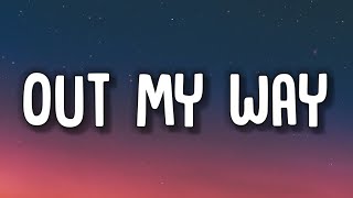 Lil Skies  OUT MY WAY Lyrics [upl. by Anayad]