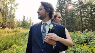 Aaron  Laura Rodenberg  Wilderness Wedding Barn  Bigfork Minnesota [upl. by Maye832]