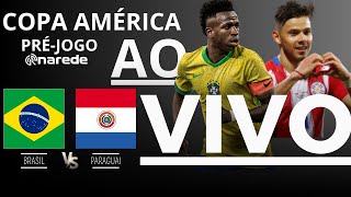 BRASIL X PARAGUAI AO VIVO  COPA AMÉRICA 2024  2ª RODADA  REACT [upl. by Esirehs]