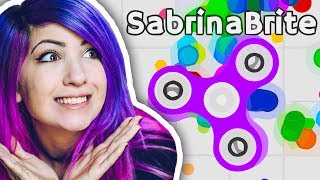 🌀 NEW FIDGET SPINNER io GAME 🌀  SPINZio  Games like Slitherio amp Agario with Fidget Spinners [upl. by Noellyn]