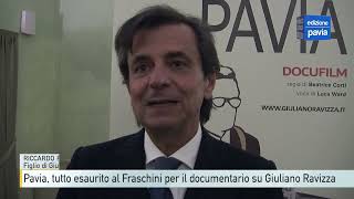 Pavia tutto esaurito al Fraschini per il documentario su Giuliano Ravizza [upl. by Dall]