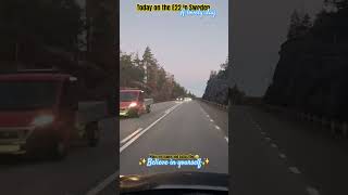 Today on the E22 in Sweden 🇸🇪 [upl. by Mikes826]