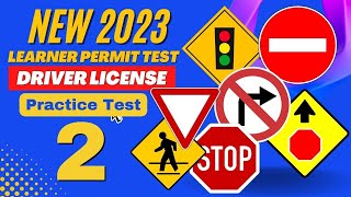 New DMV Practice Test for 2023  Study GuideDriving Written TESTDriver License [upl. by Rue]