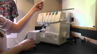 Brother 1034D Serger Part 2 [upl. by Crocker]