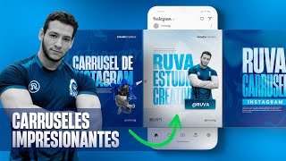 CARRUSELES IMPRESIONANTES para INSTAGRAM  Tutorial Completo [upl. by Dud]