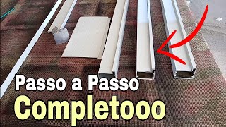 Como fazer portao de lambri liso video 1 [upl. by Adnamra]