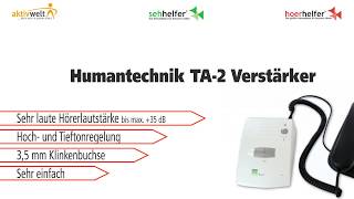 TelefonHörverstärker Humantechnik TA2 [upl. by Chema]