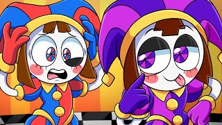 POMNIS EVIL TWIN SISTER The Amazing Digital Circus Animation [upl. by Ynohtona]