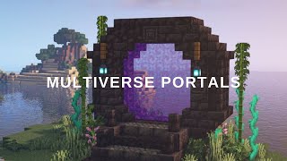 How to use MULTIVERSE PORTALS  Aternos plugin showcase  How to make minecraft server [upl. by Regine]