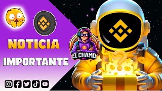 NOTICIA IMPORTANTE BOT DE BINANCE [upl. by Coussoule930]