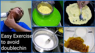 Sunday Vlogsweet corn dosa with palambarameasy Exercise for double chinmana inty tips [upl. by Akcemat]