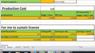 Marketglory Guide ProductionCost and Income [upl. by Waylin877]