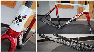 Custom Paint Colnago V3rs Triple Colour Marble‼️ [upl. by Asirralc]