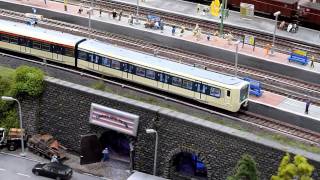 Miniatur Wunderland Modeljernbane Hamborg Tyskland [upl. by Halueb]